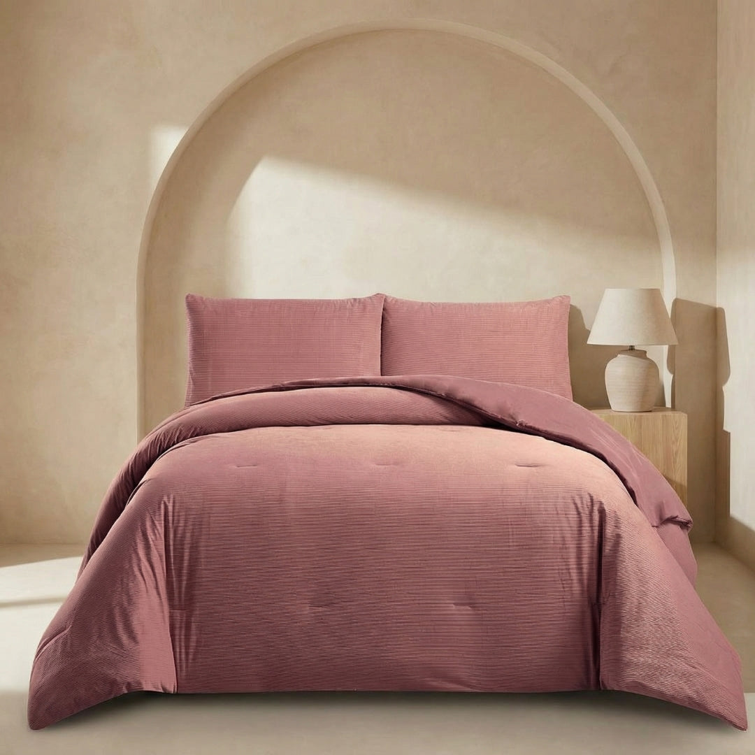 Corduroy Rose Comforter Set