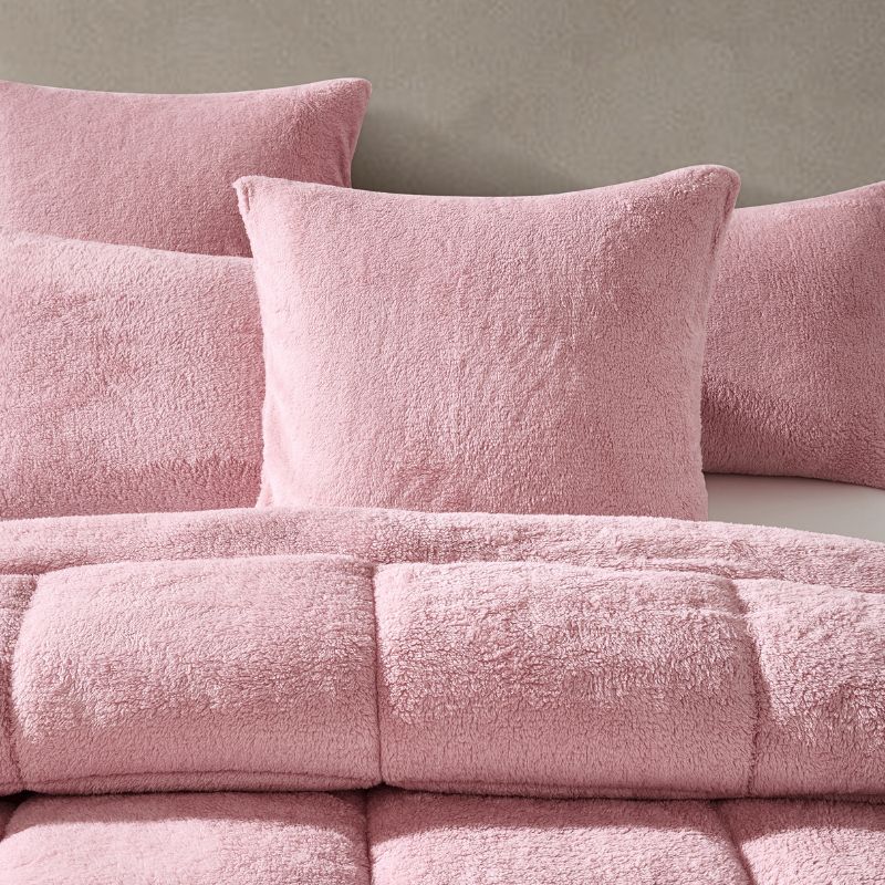Blush Snuggle Fleece European Pillowcase Pair