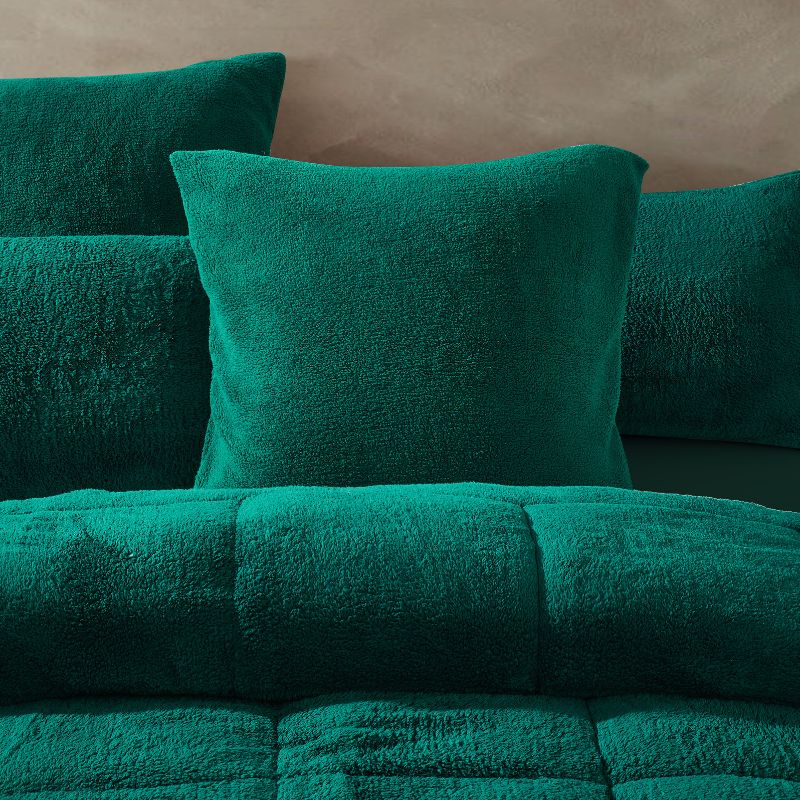 Forest Snuggle Fleece European Pillowcase Pair