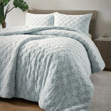 Soft Blue Checkered