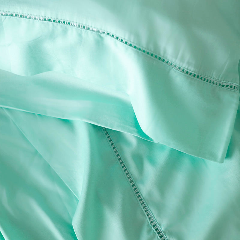 Sienna Living Bamboo Cotton Mint Quilt Cover Bedding Set (6597278203948)