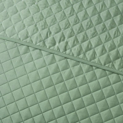 Argyle Watercress Coverlet Set