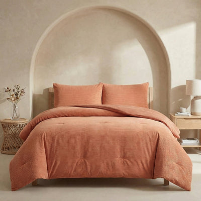 Corduroy Spiced Citrus Comforter Set