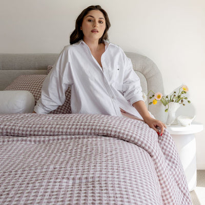 Gingham Berry Tart Comforter Set