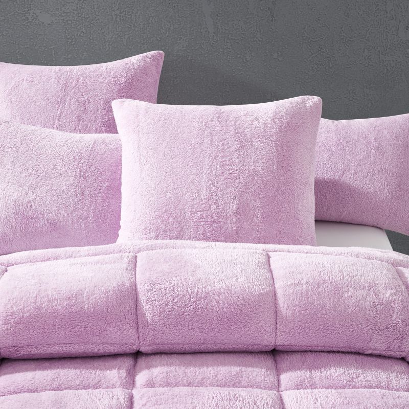 Calm Lavender Snuggle Fleece European Pillowcase Pair