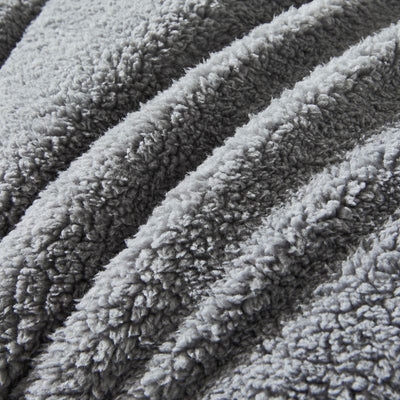 Steel Charcoal Snuggle Fleece Comforter Set