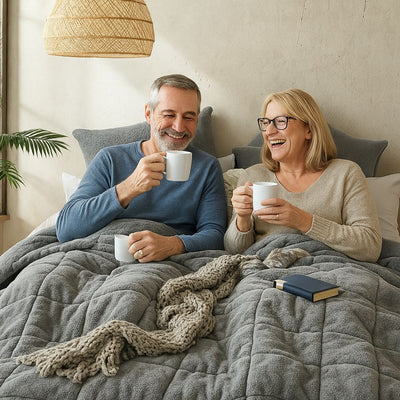 Steel Charcoal Snuggle Fleece Comforter Set