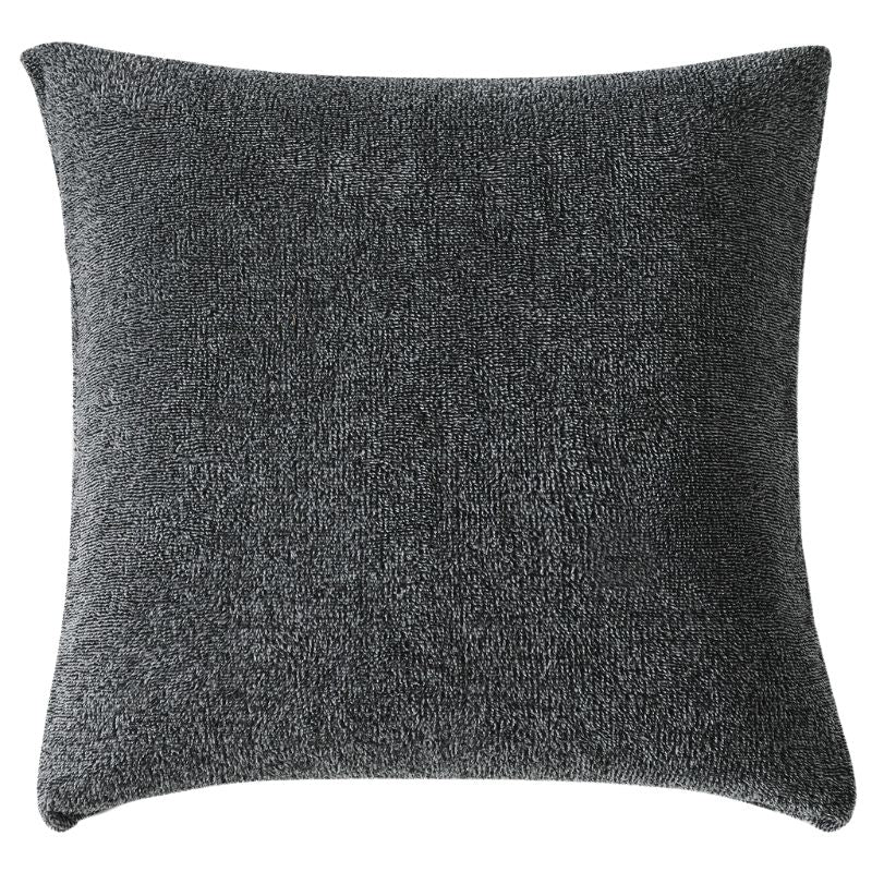 Black White Snuggle Fleece European Pillowcase Pair