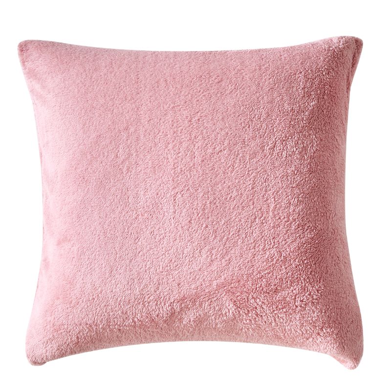 Blush Snuggle Fleece European Pillowcase Pair