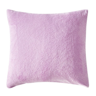 Calm Lavender Snuggle Fleece European Pillowcase Pair