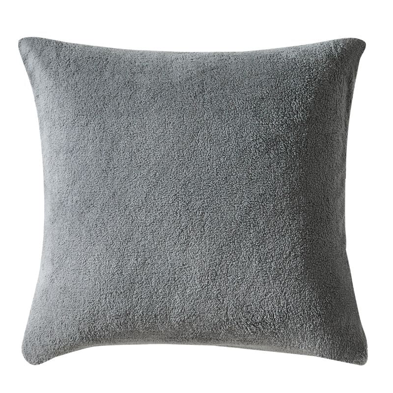 Charcoal Snuggle Fleece European Pillowcase
