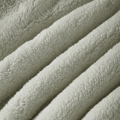 Checkered Soft Sage Snuggle Fleece European Pillowcase Pair