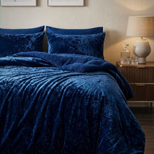 Navy Velvet Crushed