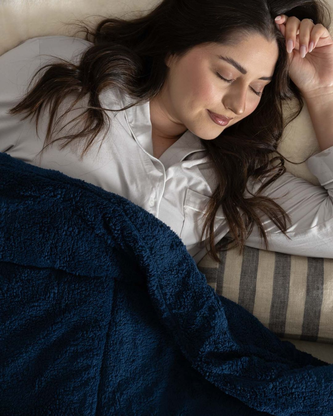 Morgan and Reid Pagnet Blue Snuggle Fleece Comforter Set product image 11