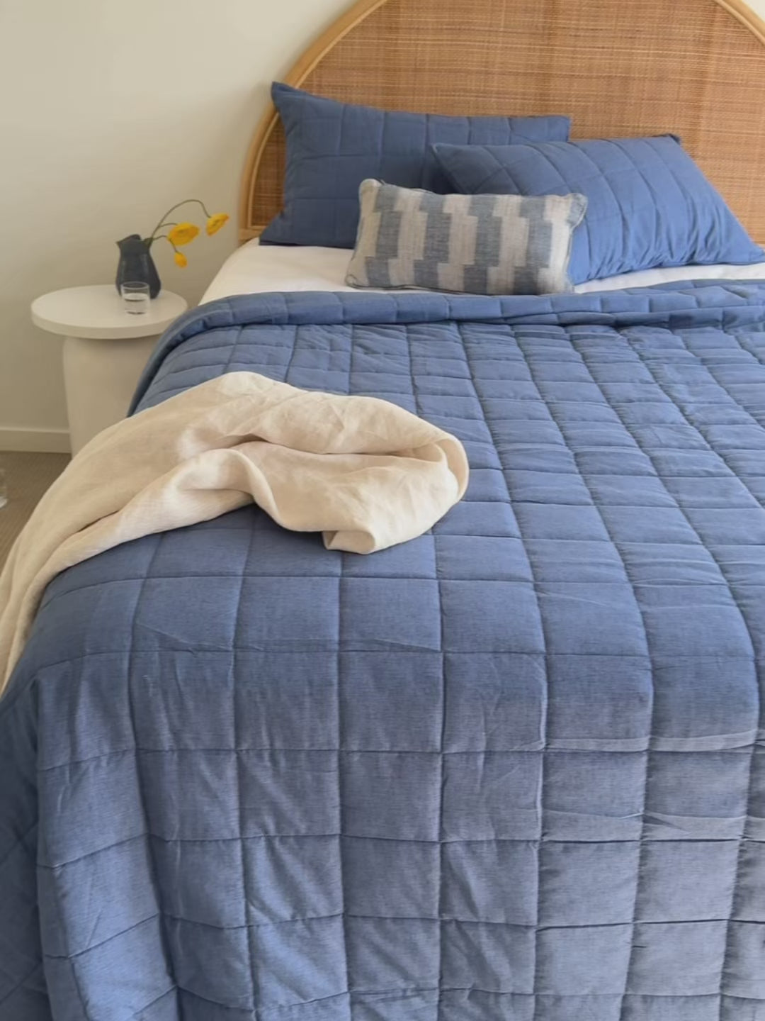 Stitch Blue Tide Coverlet Set
