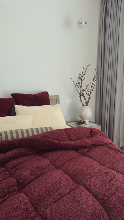 Hot Chocolate Snuggle Fleece Comforter Set