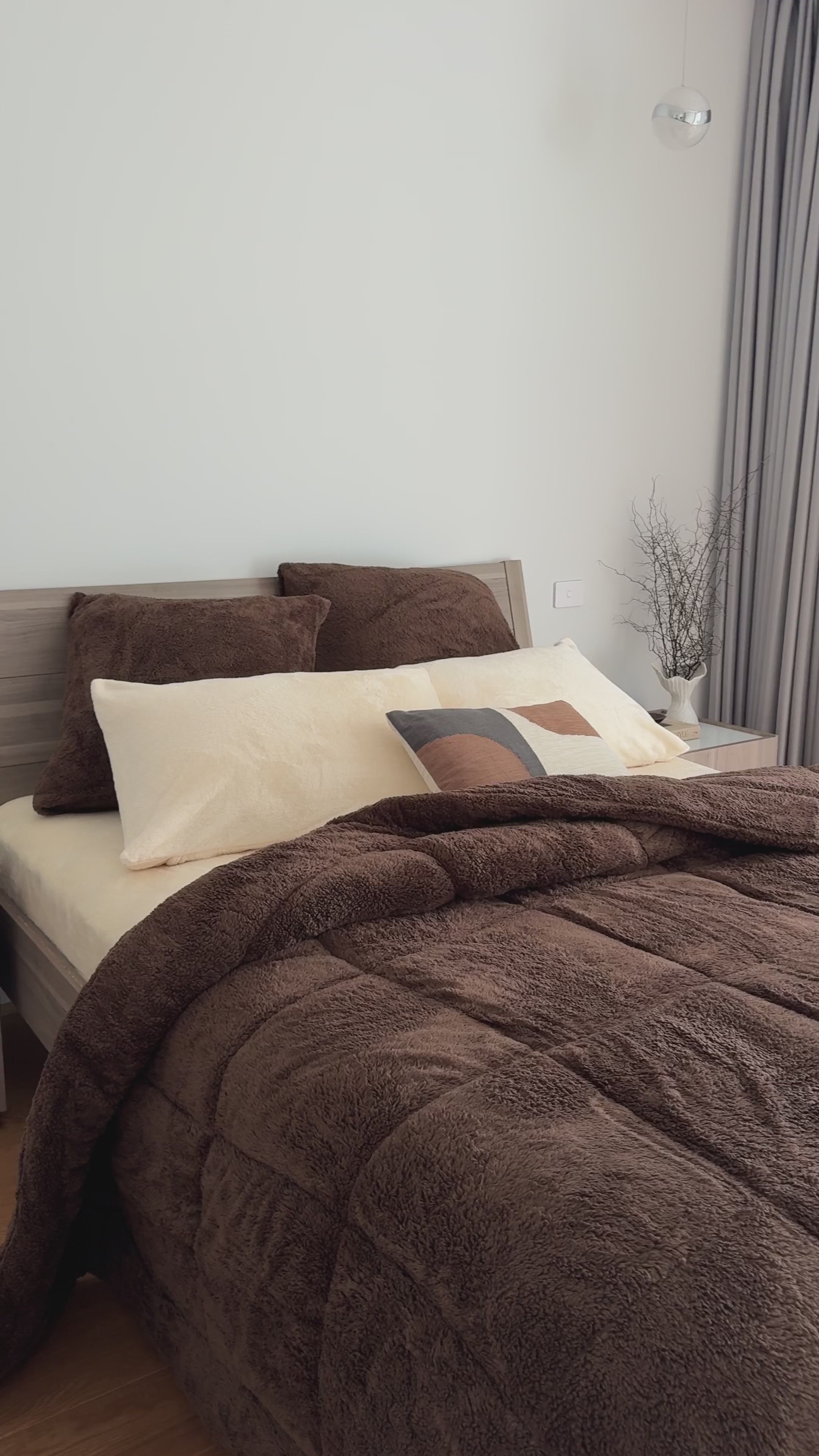 Cocoa Snuggle Fleece Comforter Set