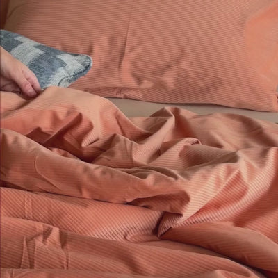spiced citrus corduroy comforter set spanning video